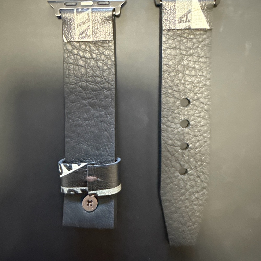 Monochrome Logo Watch Strap - Picture 3 of 3